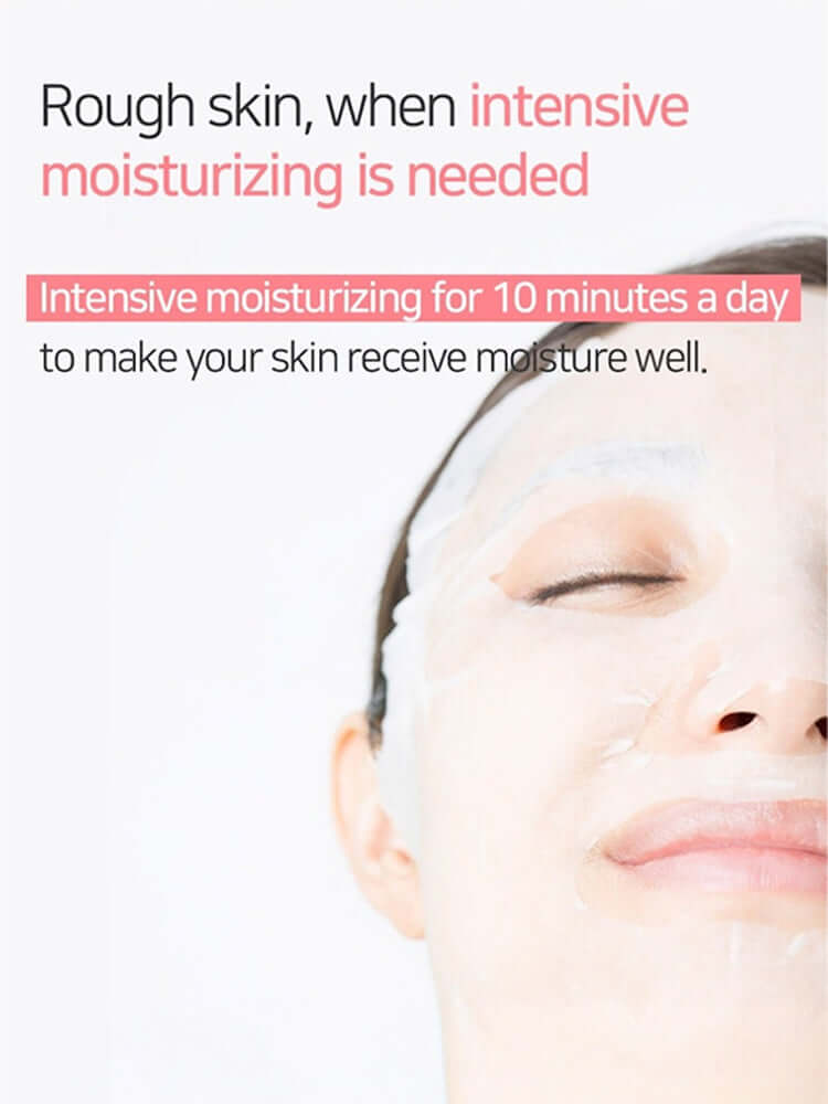 Rough skin needs intensive moisturizing; use the Hyaluronic Panthenol Hydra Mask for daily hydration.