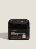 MARY&MAY Premium Idebenone Blackberry Complex Essence Mask 250g in sleek packaging for daily skincare.