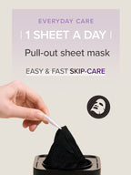 Premium Idebenone Blackberry Complex Essence Mask pull-out sheet mask for easy daily skincare.