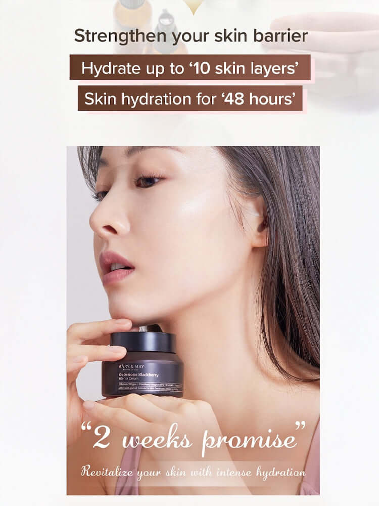 MARY&MAY Idebenone+Blackberry Intense Cream 70g