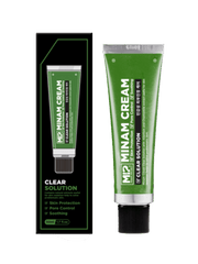 MIP Minam Cream 50ml tube and box for Clear Solution, offering skin protection and soothing benefits.