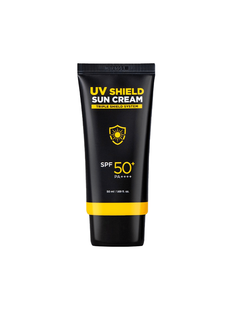 MIP UV Shield Sun Cream 50ml SPF50+/PA++++ tube with triple shield system for UV protection
