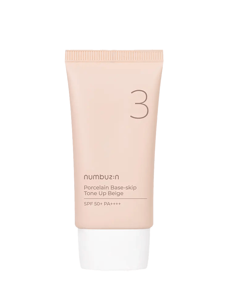 NUMBUZIN No.3 Porcelain Base Skip Tone Beige 50ml SPF50+/PA++++