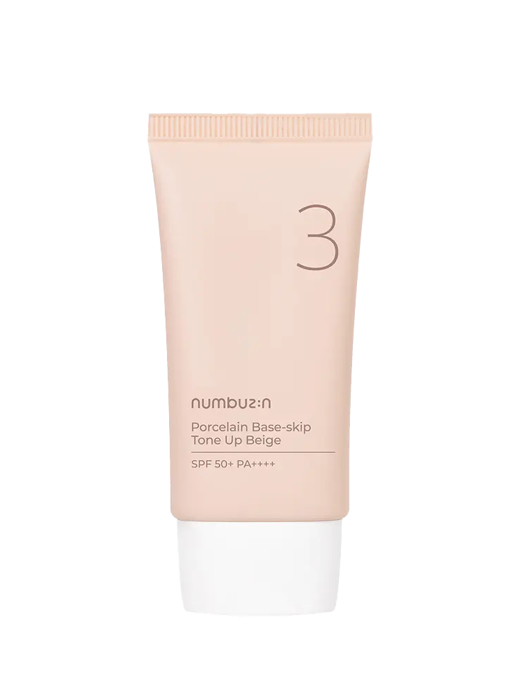 NUMBUZIN No.3 Porcelain Base Skip Tone Up Beige 50ml SPF50+/PA++++