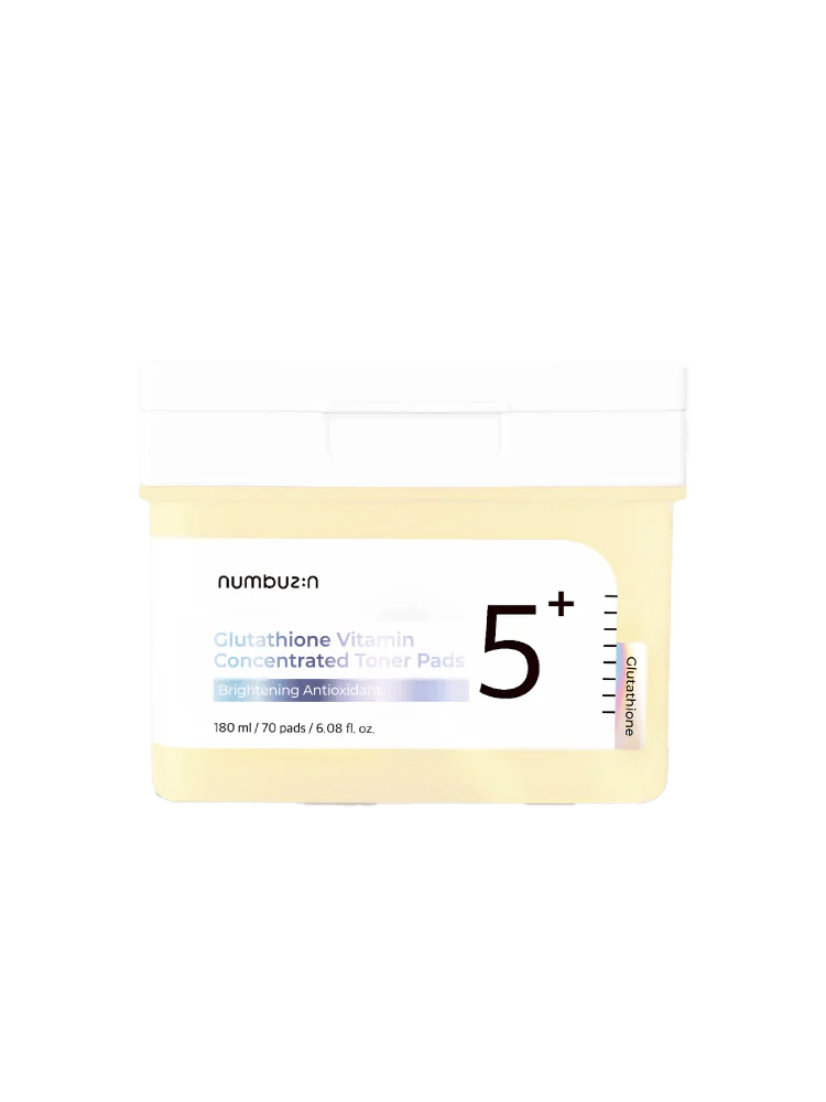 NUMBUZIN No.5 Vitamin-Niacinamide Concentrated Pad 180ml with dual-sided pads for skincare.