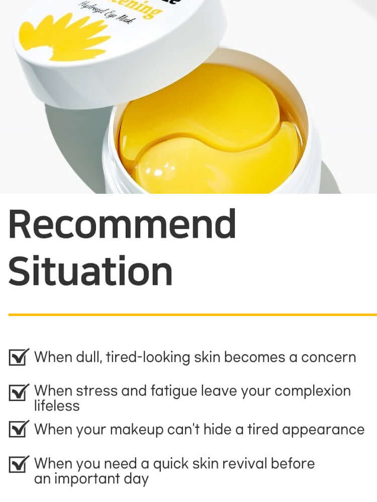 PETITFEE Chamomile Lightening Hydrogel Eye patch 84g (60pieces,30pairs)