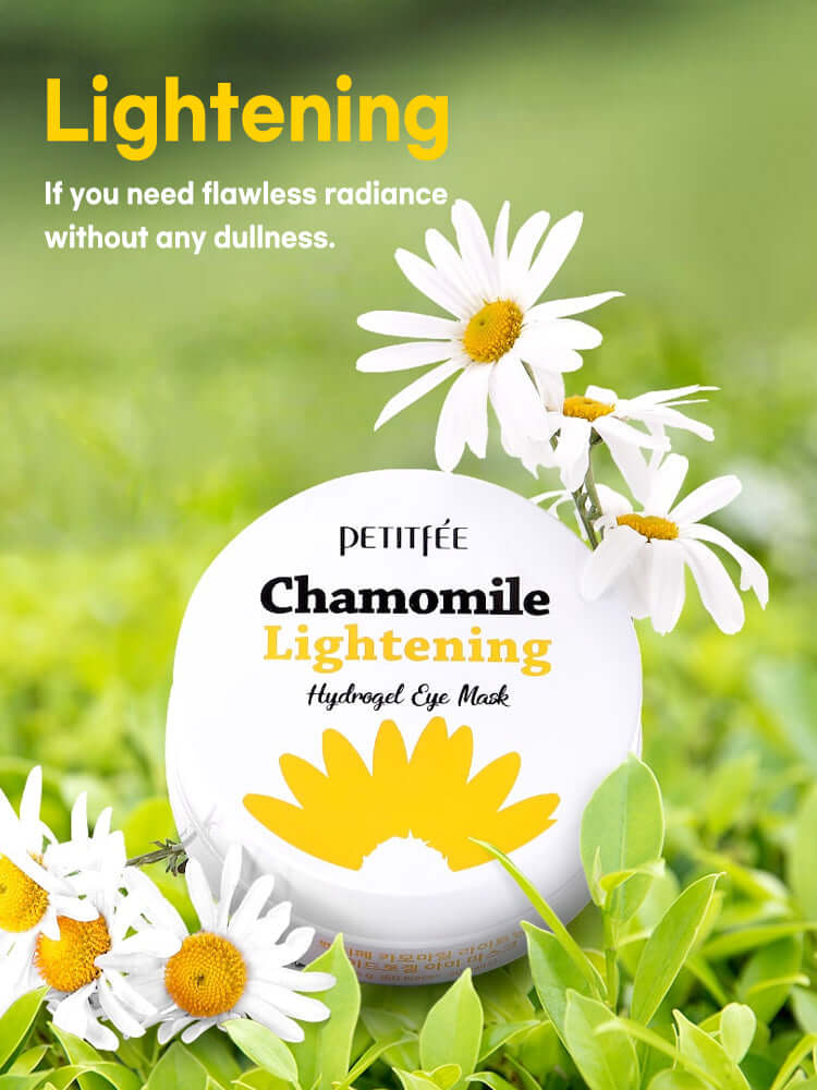 PETITFEE Chamomile Lightening Hydrogel Eye patch 84g (60pieces,30pairs)