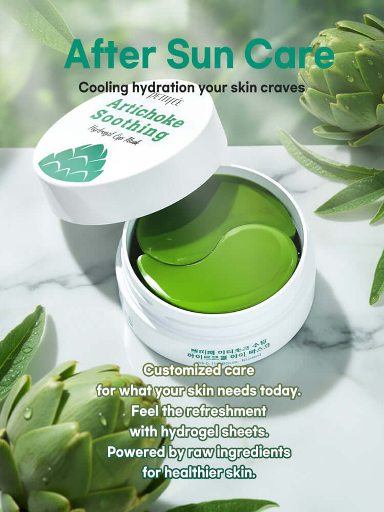 PETITFEE Artichoke Soothing Hydrogel Eye patch 84g (60pieces,30pairs)