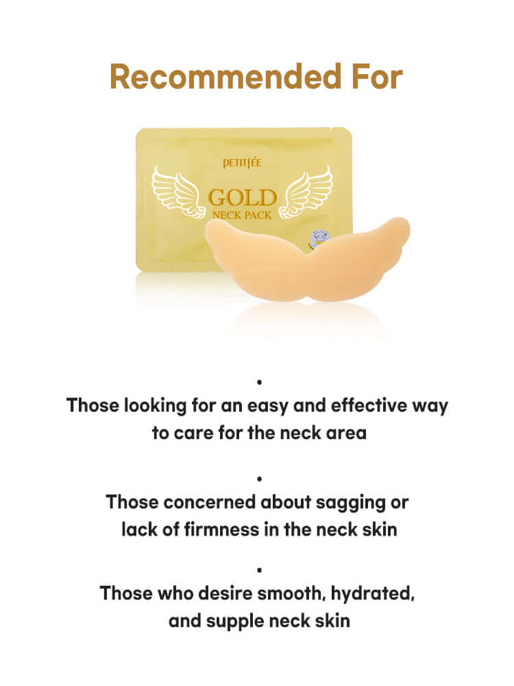 PETITFEE Gold Neck Pack 10g #5pcs