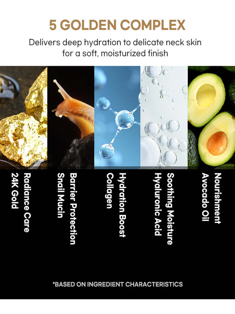 PETITFEE Gold Neck Pack 10g #5pcs