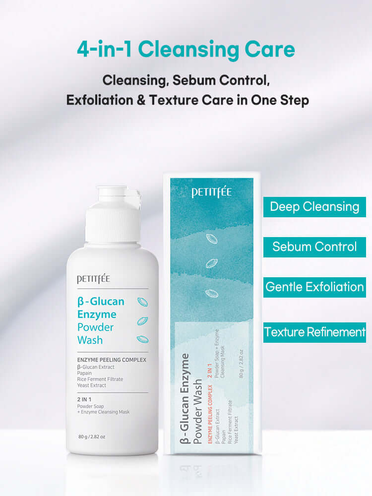 PETITFEE β-Glucan Enzyme Powder Wash 80g