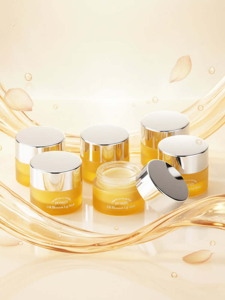 PETITFEE Oil Blossom Lip Mask 15g #Sea Buckthorn Oil (Vita Brightening)