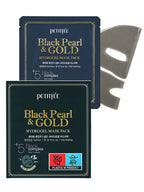 PETITFEE Black Pearl & Gold Hydrogel Mask Pack 32g #5pcs