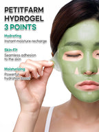 PETITFEE Artichoke Soothing Hydrogel Face Mask 32g #5pcs