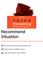 PETITFEE Cacao Energizing Hydrogel Face Mask 32g #5pcs
