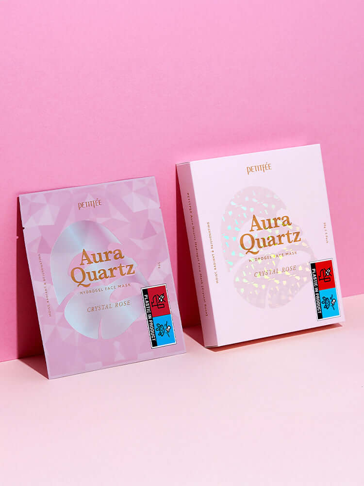 PETITFEE Aura Quartz Hydrogel Face Mask 30g #Crystal Rose 5pcs