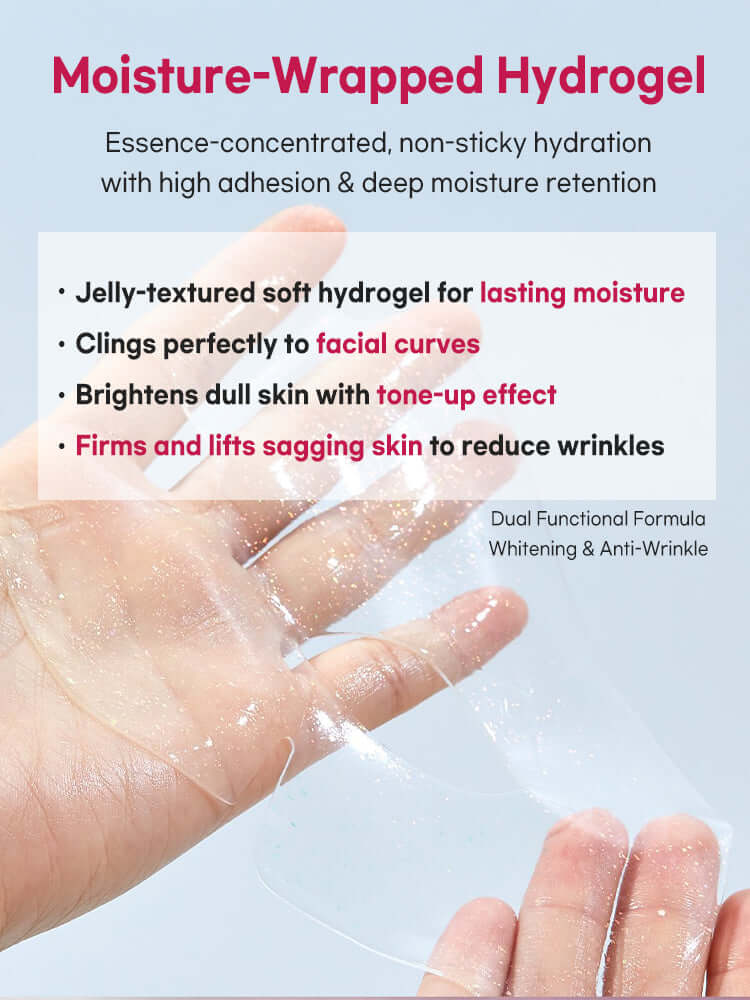 PETITFEE Aura Quartz Hydrogel Face Mask 30g #Crystal Rose 5pcs