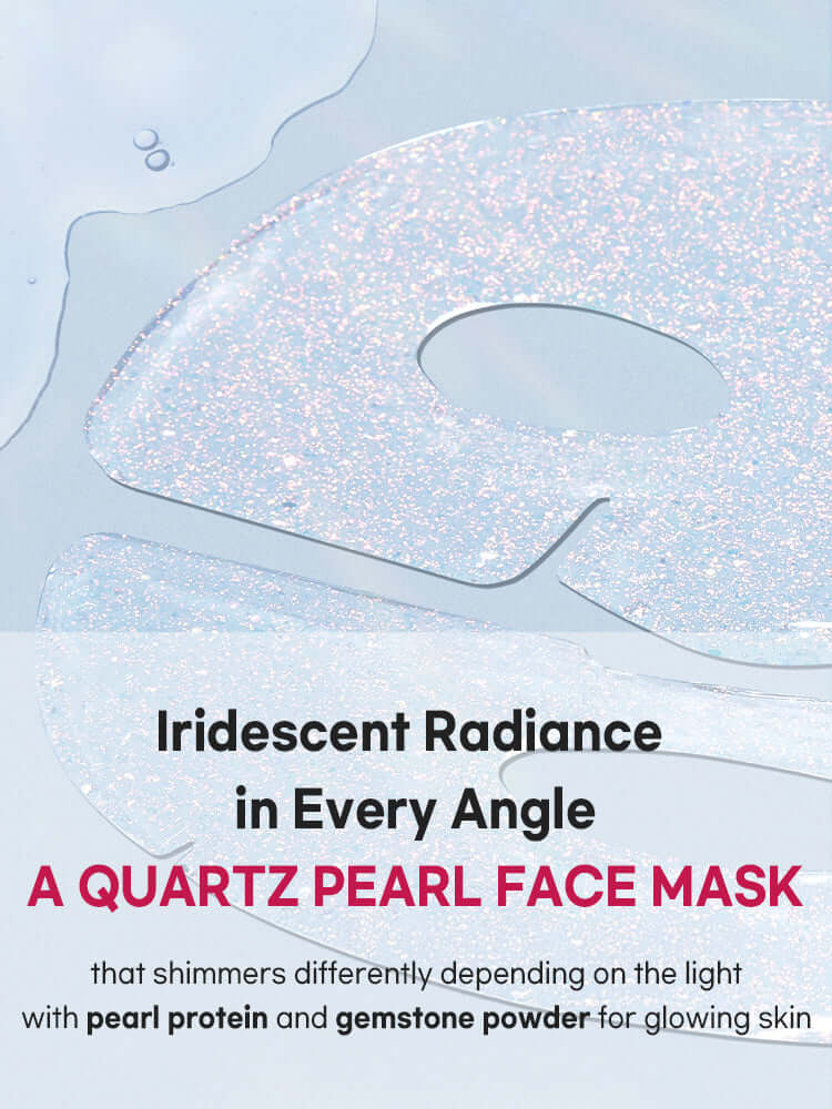 PETITFEE Aura Quartz Hydrogel Face Mask 30g #Crystal Rose 5pcs