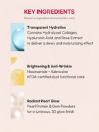 PETITFEE Aura Quartz Hydrogel Face Mask 30g #Crystal Rose 5pcs