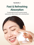 PURITO Oat In Calming Gel Cream 100ml fast absorbing gel application on sensitive skin for refreshing moisture