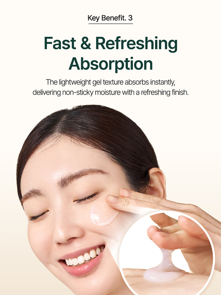 PURITO Oat In Calming Gel Cream 100ml fast absorbing gel application on sensitive skin for refreshing moisture