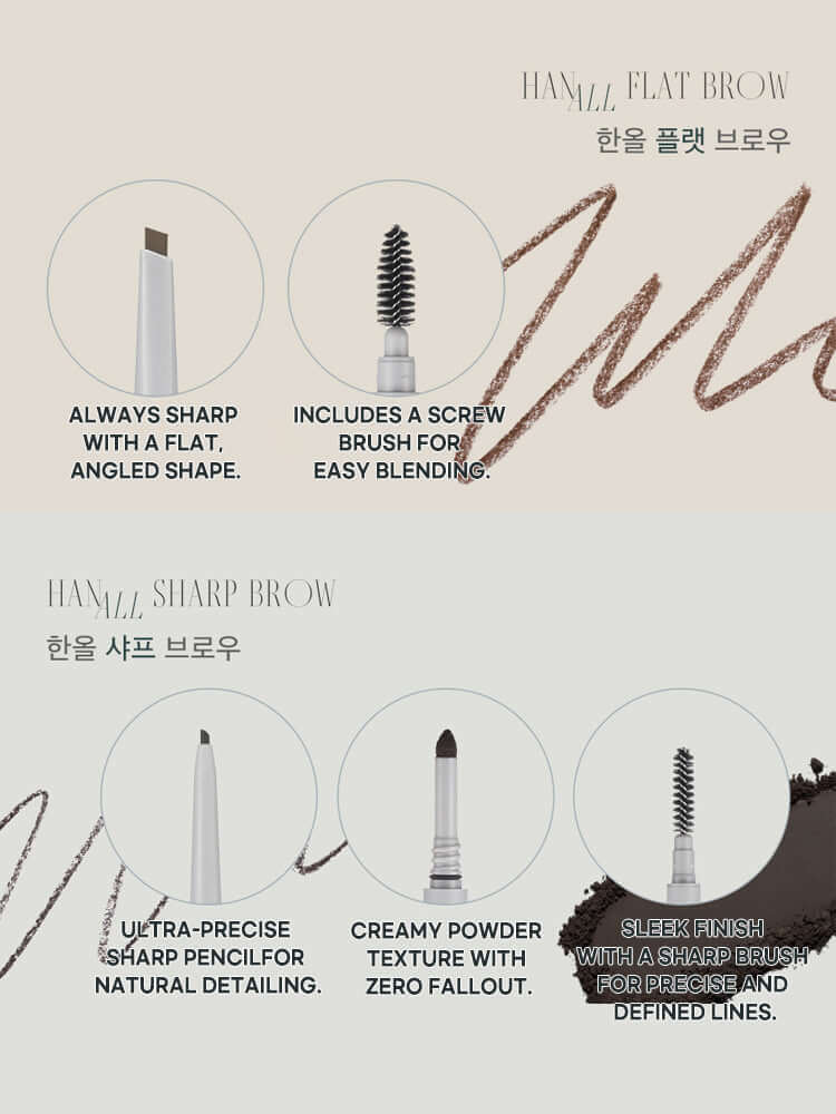 rom&nd Han All Flat / Sharp Brow