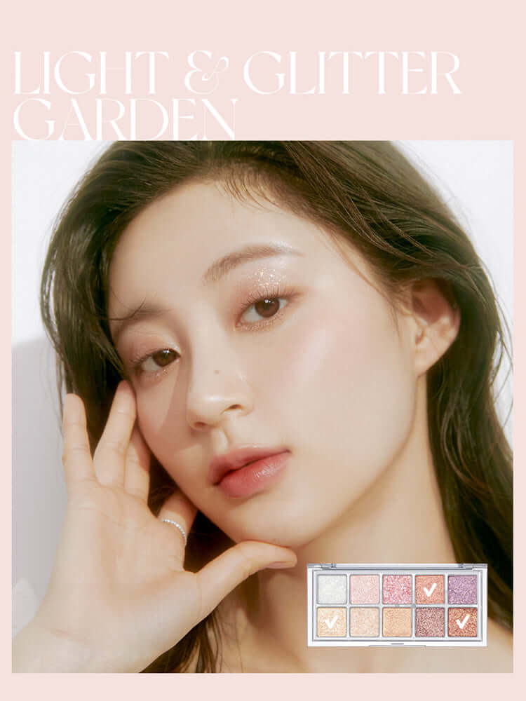 rom&nd Better Than Palette 6g #Secret Garden #00 Light & Glitter Garden