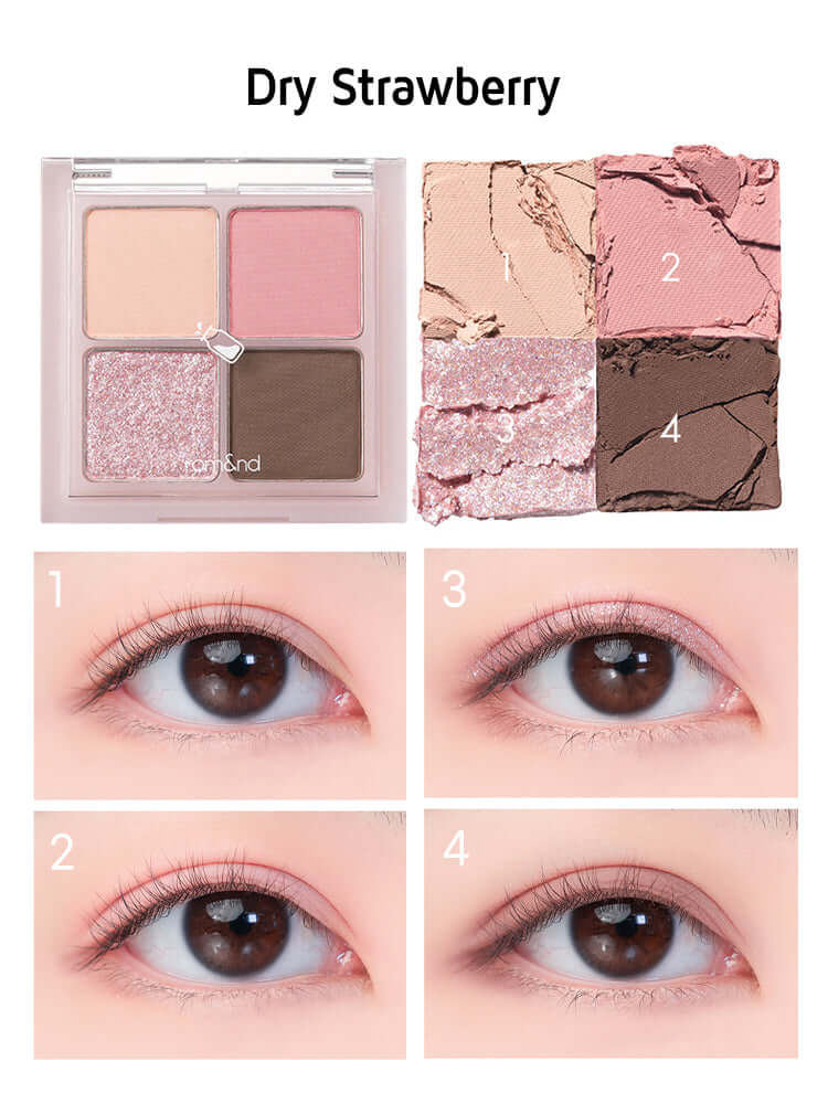 rom&nd Better Than Eyes #Milk 7.2g #W03 Dry Strawberry