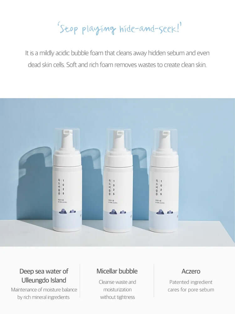 ROUND LAB 1025 Dokdo Bubble Foam 150ml