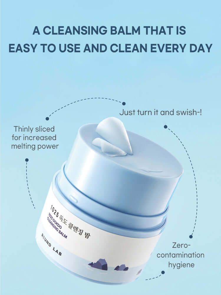 ROUND LAB 1025 Dokdo Cleansing Balm 100ml with easy-to-use design for daily cleansing.