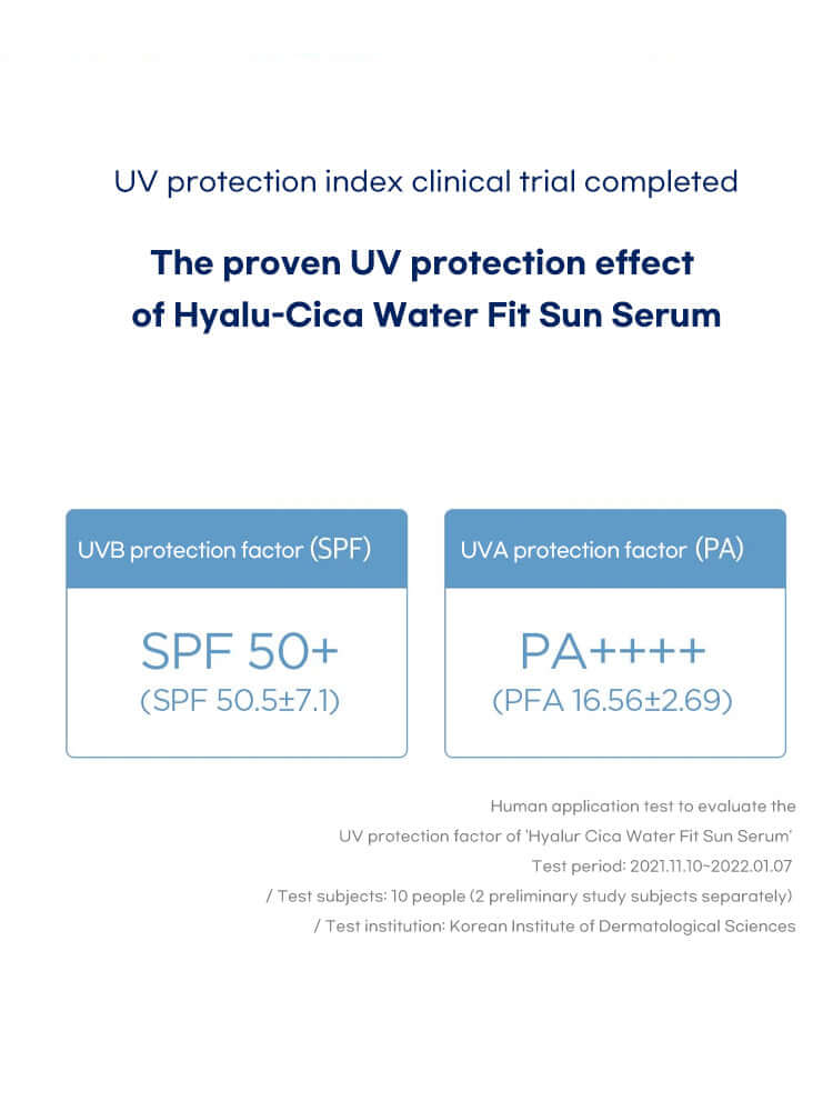 SKIN1004 Madagascar Centella Hyalu-Cica Water-Fit Sun Serum 50ml SPF50PA++++