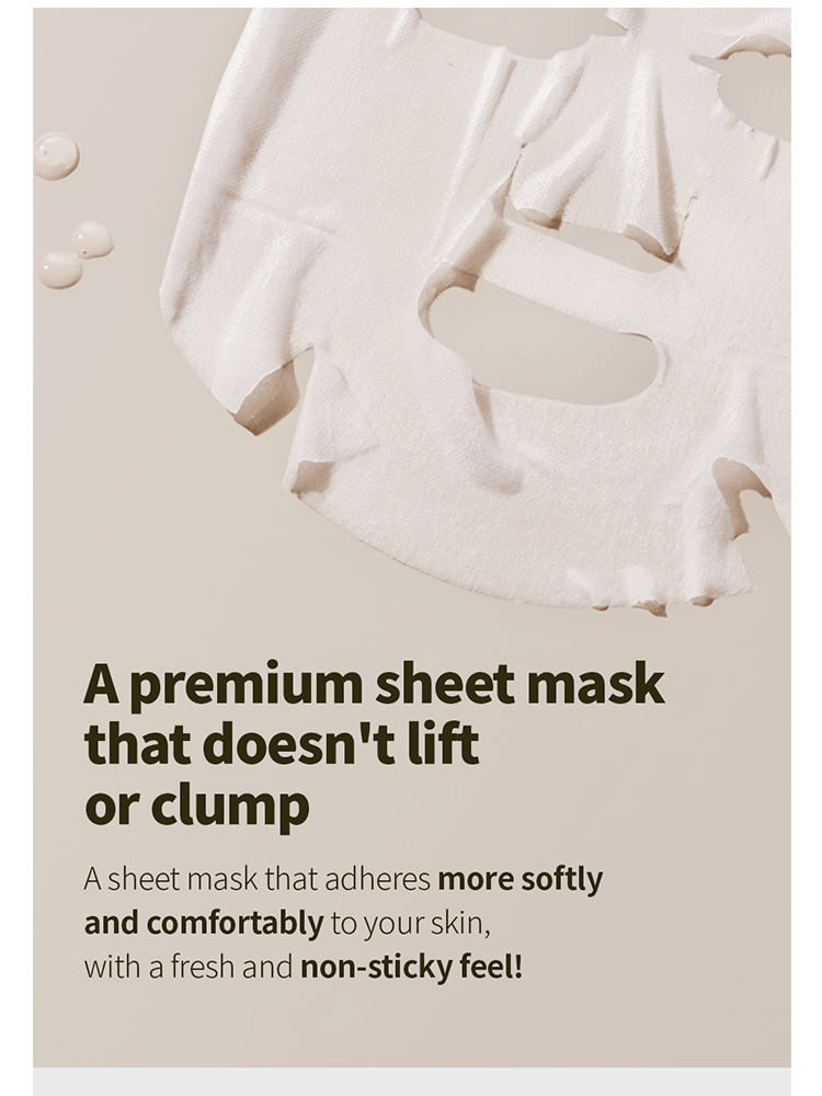 SKIN627 Facial Mask premium sheet mask adhering softly while providing hydration and comfort.