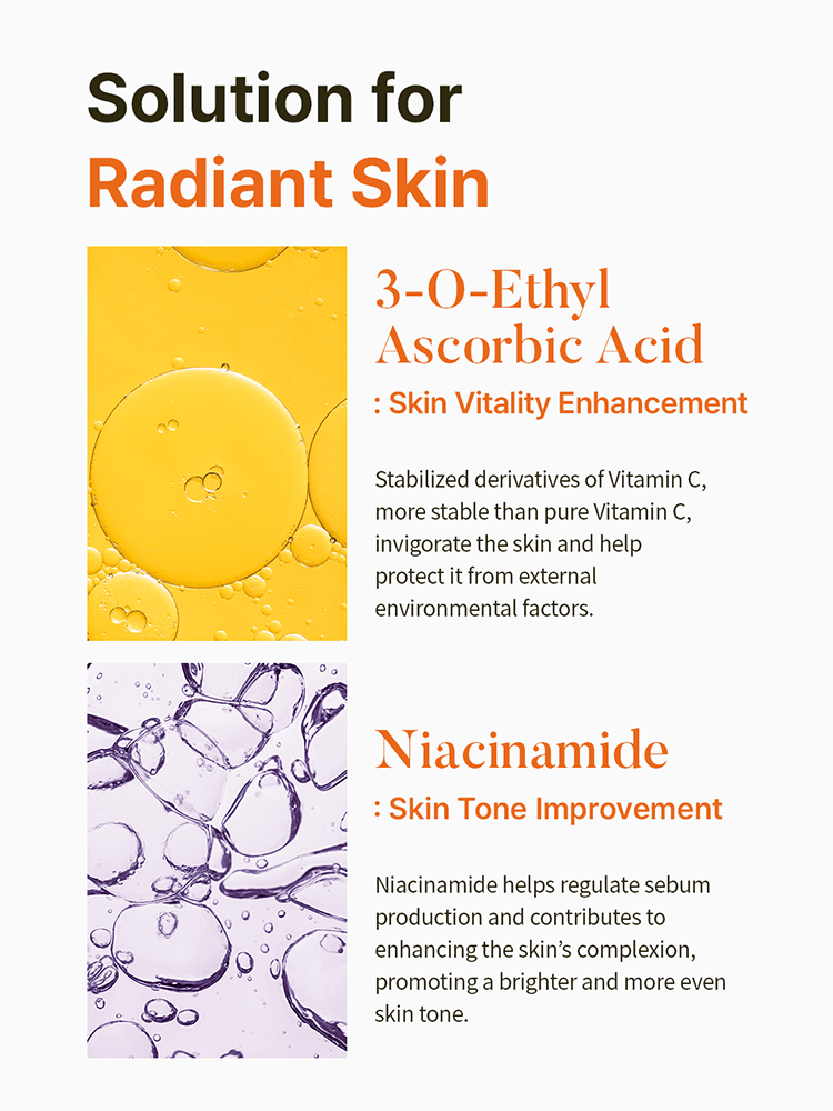 SKIN627 Facial Mask Image showcasing 3-O-Ethyl Ascorbic Acid and Niacinamide for radiant skin enhancement.