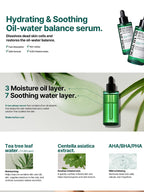 SOME BY MI AHA-BHA-PHA 30 Days Miracle Serum 50ml hydrating and soothing oil-water balance serum with tea tree and centella.