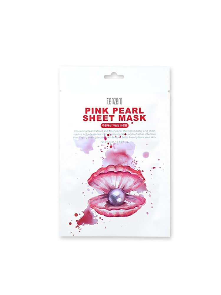 TENZERO Pink Pearl Sheet Mask 25ml