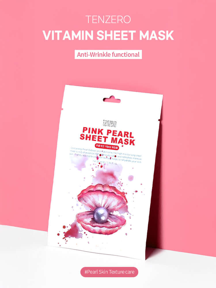 TENZERO Pink Pearl Sheet Mask 25ml