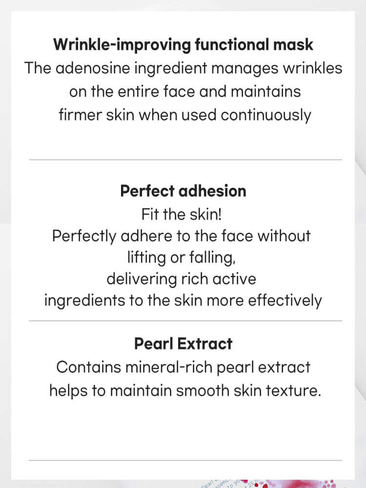 TENZERO Pink Pearl Sheet Mask 25ml