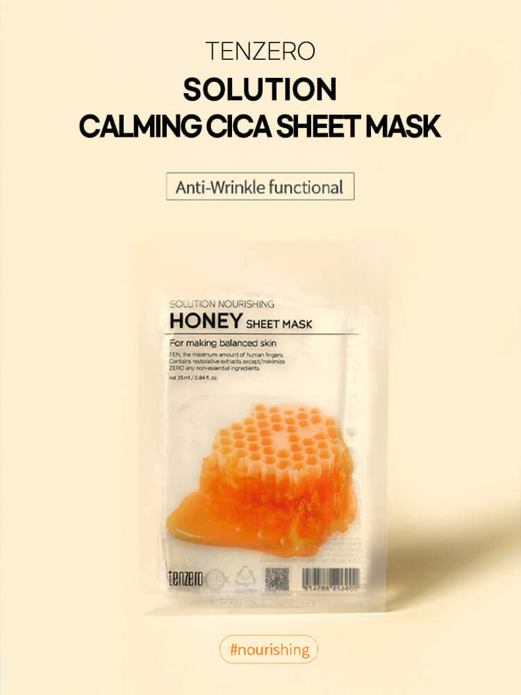TENZERO Solution Nourishing Honey Sheet Mask 25ml