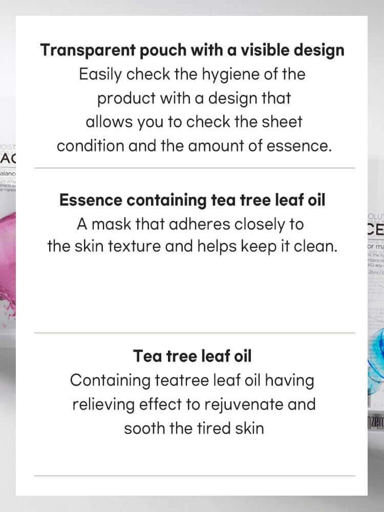 TENZERO Solution Clearing Tea Tree Sheet Mask 25ml