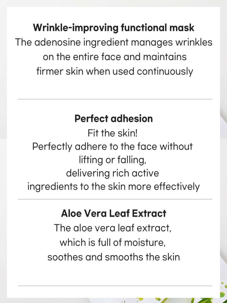 TENZERO Aloe Sheet Mask 25ml