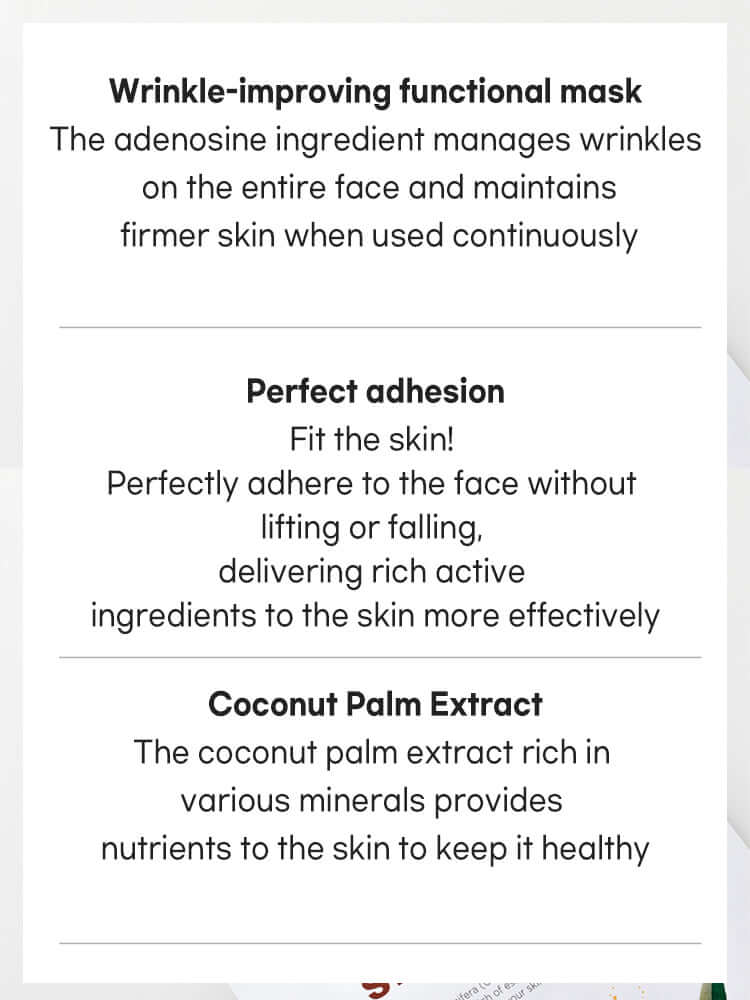 TENZERO Coconut Sheet Mask 25ml