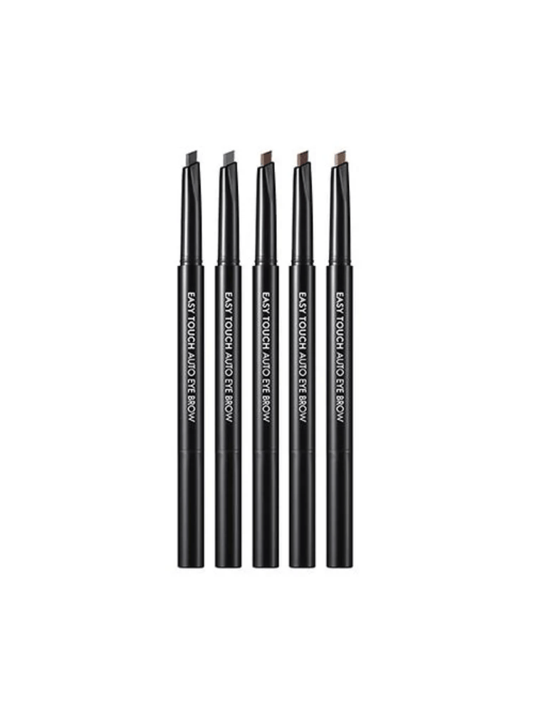 TONY MOLY Easy Touch Auto Eye Brow pencils displaying a variety of shades for natural brow definition.
