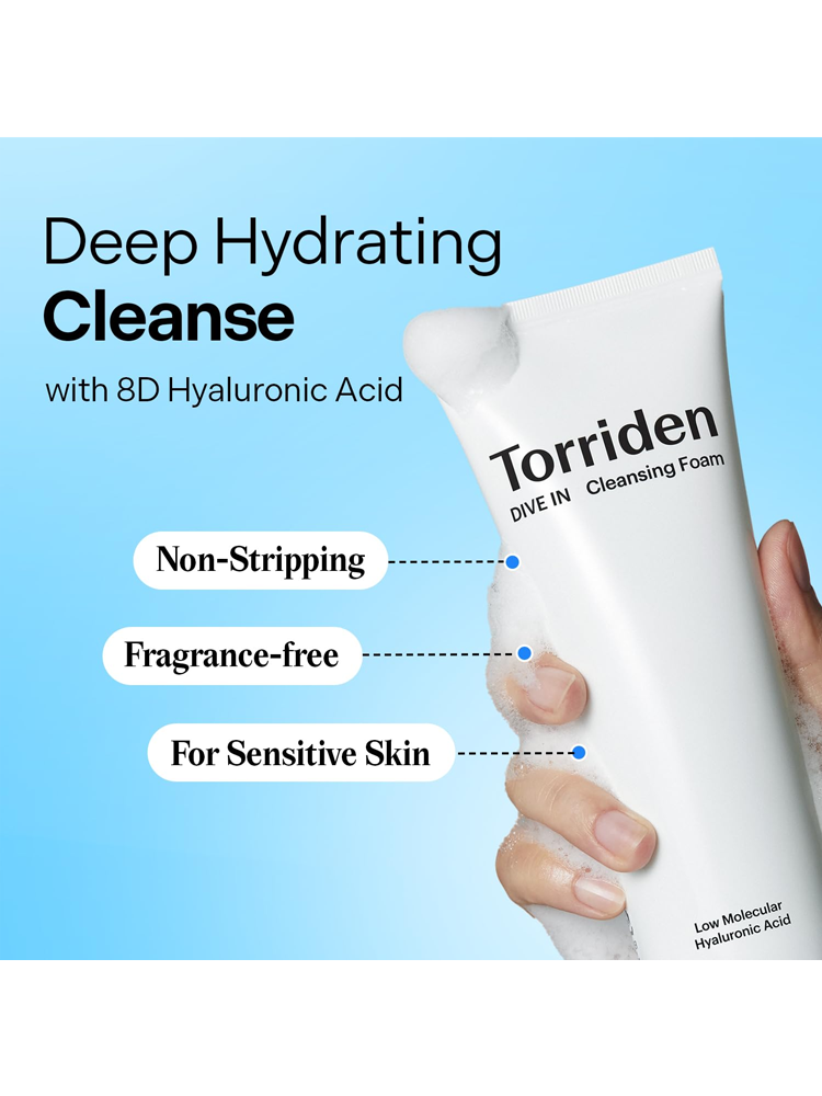 TORRIDEN Dive-In Low Molecule Hyaluronic Acid Foam Cleanser 150ml