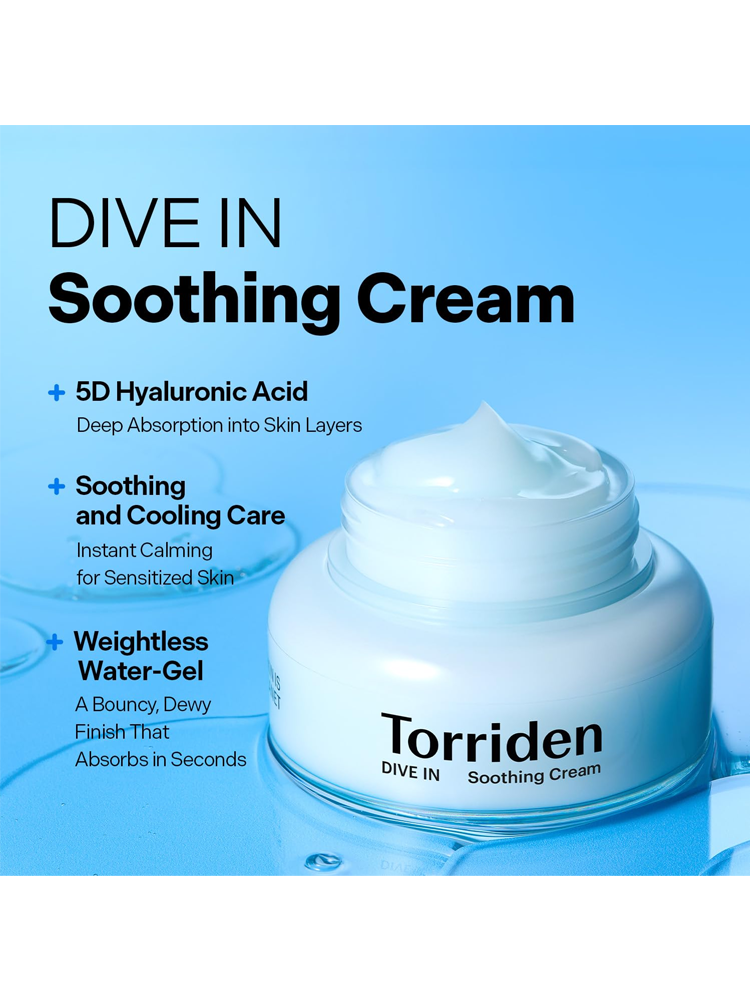 TORRIDEN Dive-In Low Molecule Hyaluronic Acid Soothing Cream 100ml