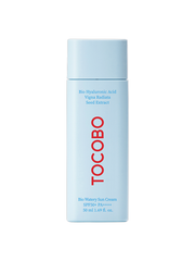 TOCOBO Bio Watery Sun Cream 50ml packaging for high UV protection and hydration with SPF50+/PA++++.