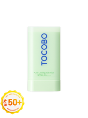 TOCOBO Cica Cooling Sun Stick 18g SPF50+/PA++++ packaging against white background