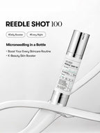 VT Reedle Shot 100 50ml skincare product in a sleek bottle with microneedling benefits for enhanced absorption.