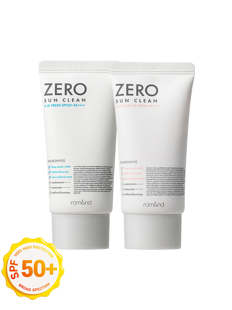 rom&nd Zero Sun Clean 50ml SPF50+/PA++++