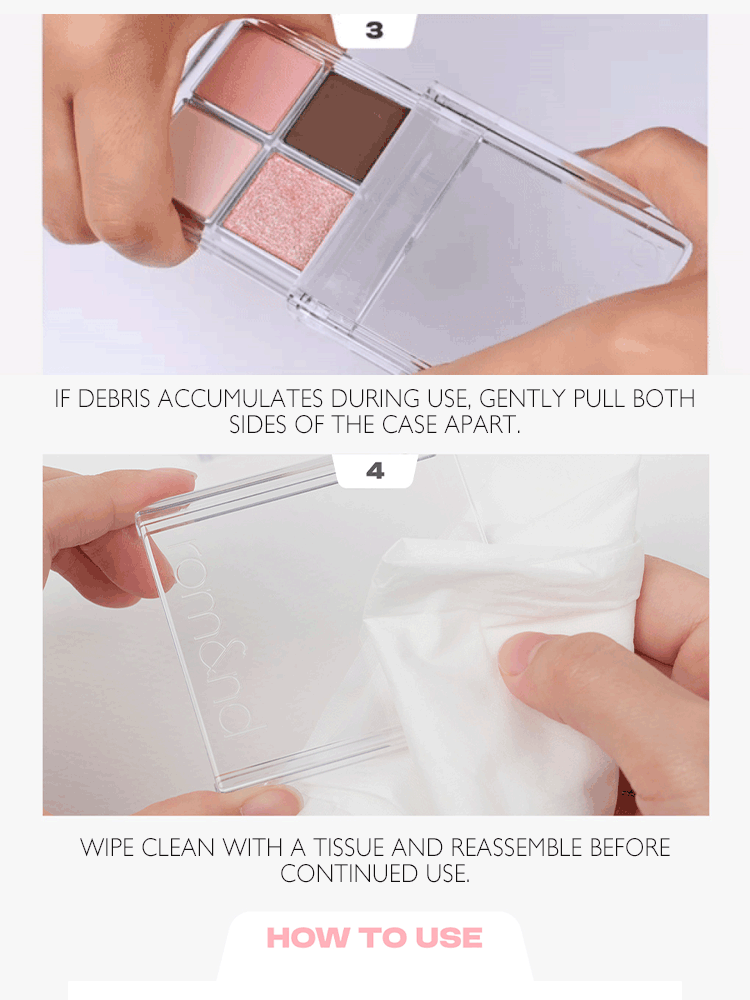 rom&nd slide in single case